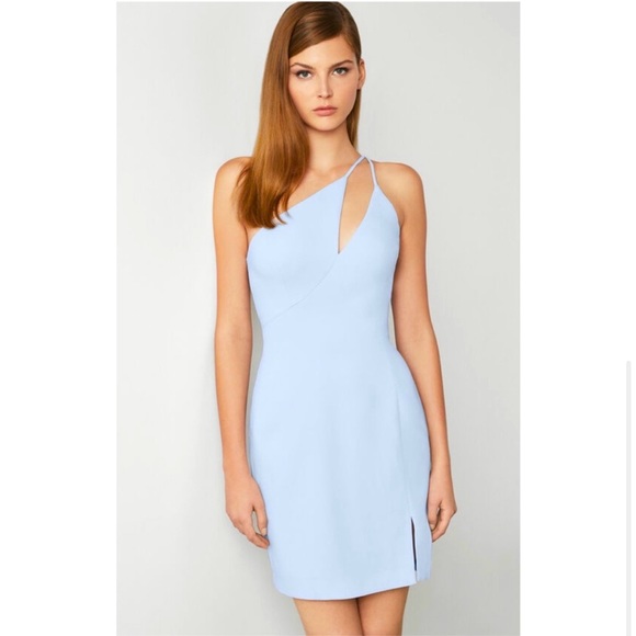 BCBG asymmetrical dress in arctic ice - Picture 3 of 9